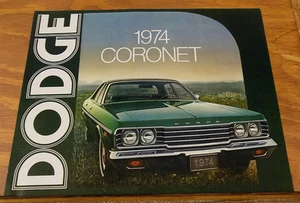 1974 Vehicle Brochure///DODGE CORONET AUTOMOBILE - Picture 1 of 2