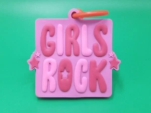 2017 Powerpuff Girls Rock Pink Soft Keychain BackPack Clip Cartoon Network Rare - Picture 1 of 14