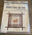 Vtg Leisure Arts Cross Stitch Kit #719 From The Heart By Milly Smith Calico Cat