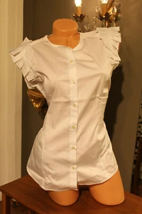 Sehr schöne Soluzione Blusen Bluse weiß Gr. 38, 40, 42 - Bild 1 von 5
