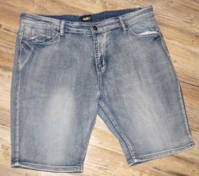 PANTALONES CORTOS VAQUEROS DE MEZCLILLA PARA HOMBRE WILLIAM RAST PANTALONES CORTOS SE AJUSTAN 40X11 (ETIQUETA 38) AJUSTE 40 Foto 1 de 3