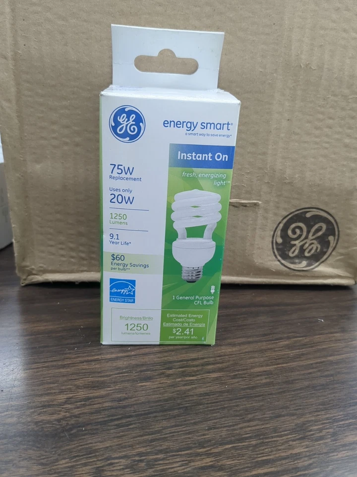 GE Energy Smart 75w (Uses Only 20w) 1260 Lumens Light Bulb #74200  4 Pack  - Image 1 of 4