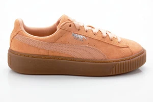Puma Scamoscio Platform Animal 365109 05 Sneaker Donna Argento Corallo - Foto 1 di 6