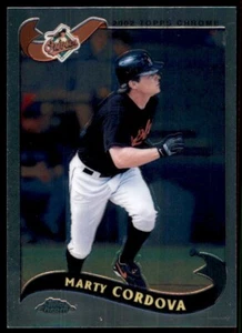 2002 Topps Traded & Rookies #T54 Marty Cordova Chrome - Picture 1 of 2