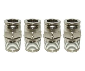 Manguera de 1/4" X 1/4" NPT empuje para conectar accesorios de conector macho recto - PAQUETE DE 4 - Imagen 1 de 1
