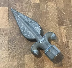 Vintage Cast Metal Fence Spike/Spear, Fits ½” Square Rod, 9 Available - Picture 1 of 6