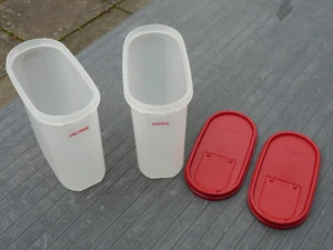 2 Vorratsbehälter mit Deckel, Tupperware, Eidgenosse 1,7Ltr, gebraucht, sehr gu - Bild 1 von 10