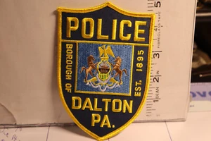 police patch  DOROUGH OF DALTON POLICE PENNSYLVANIA - Picture 1 of 1