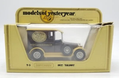 Matchbox Models of Yesteryear 1927 TALBOT Y-5 Wright's Coal Tar Soap In Box 1978 - Image 1 of 4