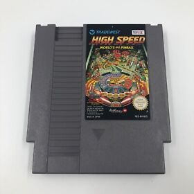 High Speed World's #1 Pinball Nintendo Entertainment System NES Game PAL 25F4
