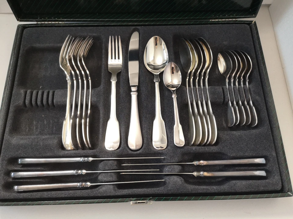 BSF Besteck Spaten Schlosspark 90 versilbert 24 Teile mit OVP - Bild 1 von 3