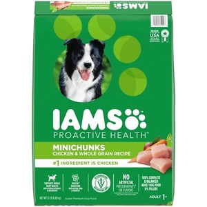 Iams Proactive Health Minichunks Dry Dog Food with Real Chicken And Whole Grains - Picture 1 of 5