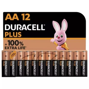Confezione 5 X 12 Batterie Duracell Plus AA 100% Durata Extra 1,5V ALCALINE SCADENZA 2032 - Foto 1 di 9