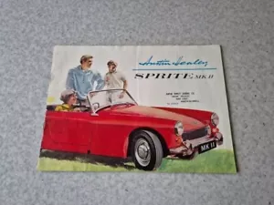 AUSTIN HEALEY SPRITE Mk2 MkII SALES BROCHURE Specifications Catalogue c1960s 60s - Picture 1 of 8