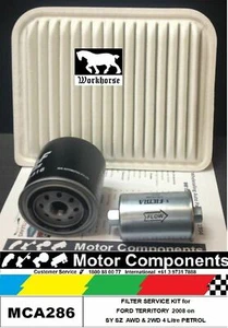 FILTER SERVICE KIT for FORD TERRITORY SY SZ 4 Litre PETROL 2/2008 on - Picture 1 of 3