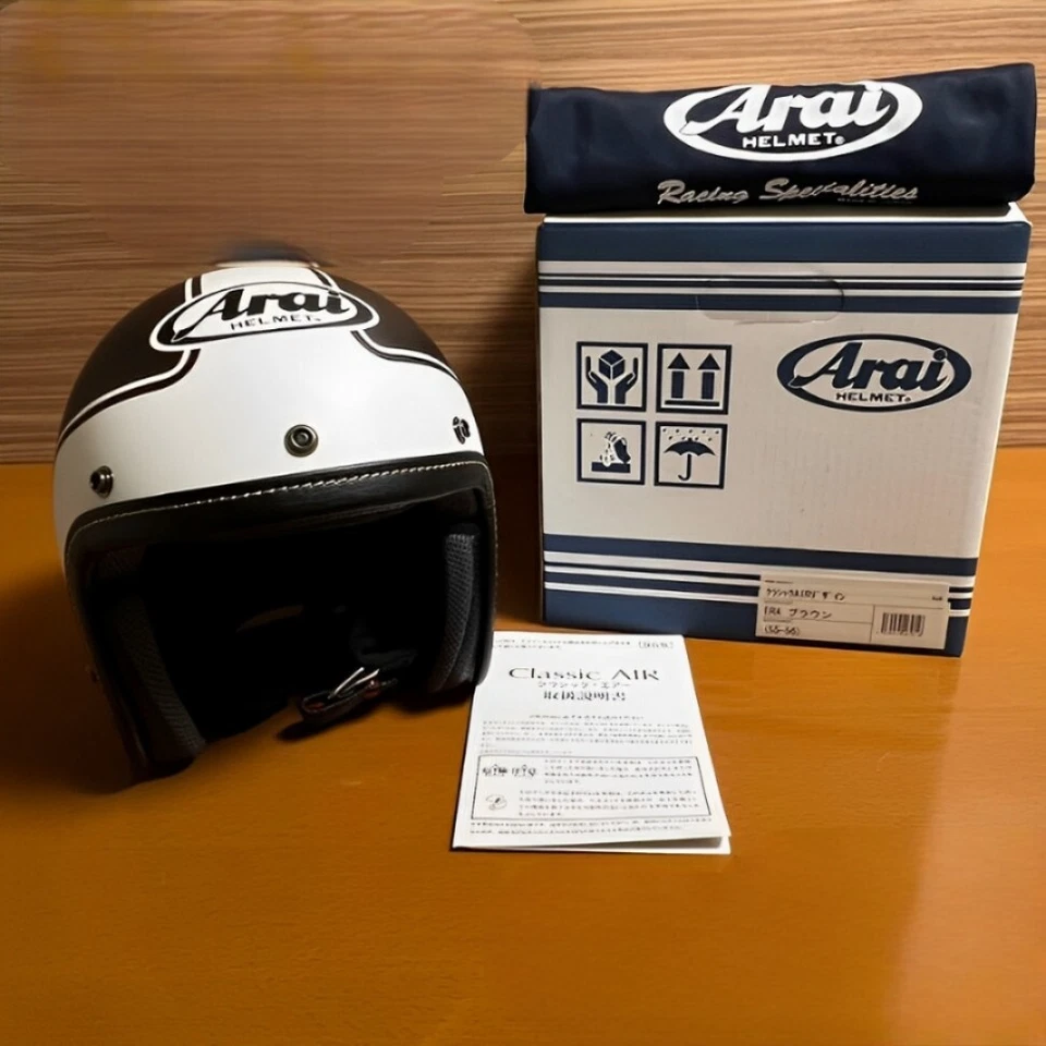 Arai Classic-Air Jet Helmet  S:55-56cm Brown New From Japan - Image 1 of 4