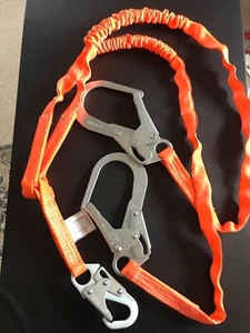 Miller T5122SS-27/6ftaf Stretch Tubular Shock Absorbing Double Leg 6' Lanyard CU - Picture 1 of 11