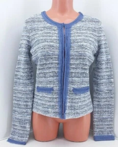 Madison Blue, Grey, White Heather Multi-colored Sweater.  Size M - Picture 1 of 12