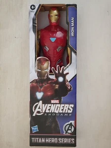 ACTION FIGURE MARVEL AVENGERS ENDGAME : IRON MAN TITAN HERO SERIES 30 CM SEALED - Foto 1 di 2