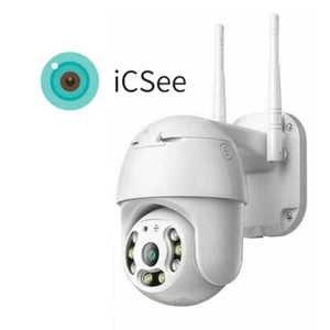 TELECAMERA IP CAM PTZ WIFI CAMERA DOME WIRELESS ESTERNO SPEED ZOOM ICSEE - Foto 1 di 8