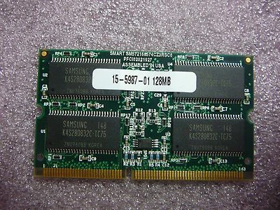 SM572168574CZ3RM00 Smart Cisco 15-5987-01 ECC SDRAM SODIMM 128MB PC100  **NEW**  - Image 1 of 2