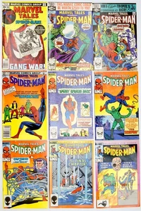 Lot of 9 Various MARVEL TALES Comic Books STARRING SPIDER-MAN 1978-1985 - Picture 1 of 18