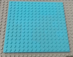 Lego Medium Azure 16x16 Platte - Bild 1 von 2