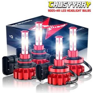 For Toyota Sequoia 2008-2018 10000lm LED Headlight High Low Beam Bulbs Combo Kit - Picture 1 of 13