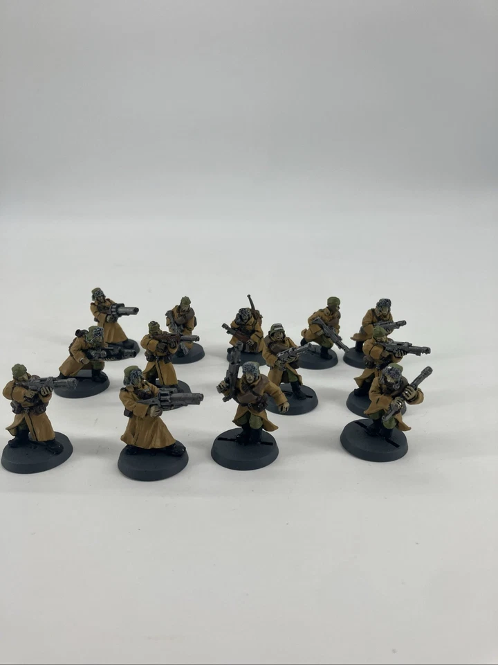 Wahammer 40k 13x Valhallan Ice Warrior Infantería Escuadrón Metal Guardia Imperial Foto 1 de 4