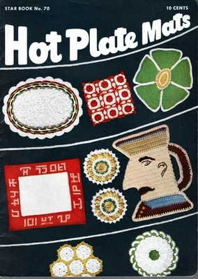 Star Book No. Folleto con patrón de ganchillo 70 HOT PLATE Foto 1 de 2
