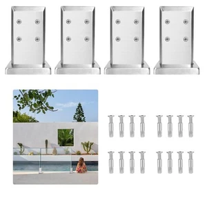 304 Stainless Steel Glass to Glass Spigot NW 1.4KG Heavy Duty Glass Railing C... - Picture 1 of 8