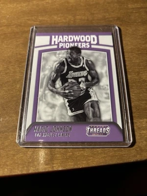 2016-17 Panini Threads - Hardwood Pioneers Magic Johnson #12 - Image 1 of 2