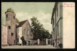 Klein-Machnow, Innenhof mit Häusern, Ansichtskarte  - Picture 1 of 2