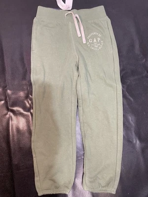 GAP Jogger Pant Boy's French Terry Lined Elastic Waistband Drawstring Comfort - Image 1 of 4