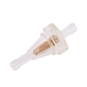 Ι 10Pcs Motorcycle Gas Inline Fuel Filters Oil Filtering Part Fit For 1/4 Inch - Picture 1 of 7