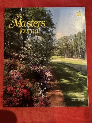 Libro del Programa Oficial del Club de Golf Nacional Augusta Masters Journal 1991 de colección Foto 1 de 4