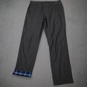 Bonobos The Chino 2.0 Hose Slim Fit Flanell gefüttert Preppy grau Hose 33x34 - Bild 1 von 17