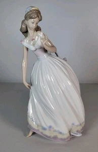 Lladro #5957 The Glass Slipper Cinderella Glossy Statue Damaged/Repaired 1992 - Bild 1 von 14