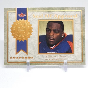 Fleer Snapshot 2003 - Sello de aprobación Clinton Portis #1 de 25 SA Denver Broncos - Imagen 1 de 3
