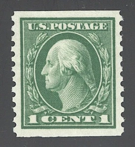 US 443 NH XF George Washngton coil Perf 10 vert SCV~$65 1914 - Picture 1 of 2