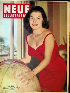 Neue Illustrierte October 13 1956 Audrey Hepburn Hedy Lamarr Frank Sinatra Pu Yi - Picture 1 of 6