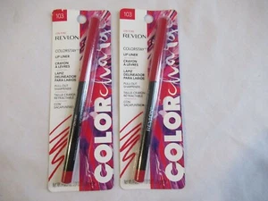 2 Revlon Colorstay Lip Liner #103 On Fire Sealed - Picture 1 of 2