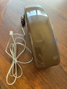 Vintage GTE Automatic 1980's Slimline Pushbutton Brown Telephone - Picture 1 of 6