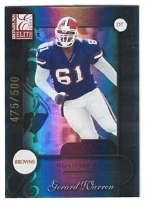 2001 DONRUSS ELITE SP RC #179 GERARD WARREN BROWNS /500 MINT L@@K - Picture 1 of 1