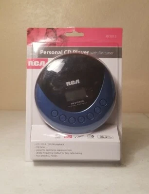 New Sealed RCA Blue Portable Personal CD Player  RP3013 2012 - Image 1 of 2