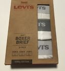 Levis Boxer Brief Mens Small 3 Pack White