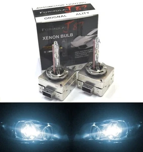 Xenon HID D1S Two Bulbs Headlight 6000K White Bi-Xenon Replace Dual Beam Stock - Picture 1 of 12