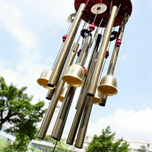 Amazing Large Wind Chimes 10 Tube 5 Bells Metal Church Bell Outdoor Garden Decor - Picture 1 of 9