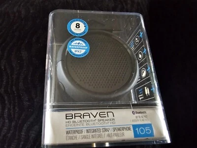 Braven BRV-105 Rugged Portable Bluetooth Speaker - Wireless Technology - Black - Image 1 of 4