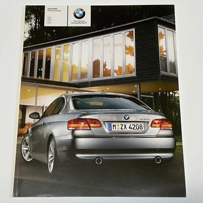 BMW Serie 3 2008 68 pg cupé Prestige folleto de ventas de Estados Unidos libro de catálogo 328i 335i Foto 1 de 4